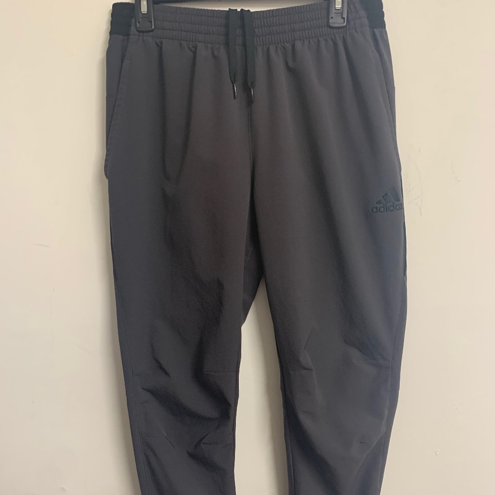 Adidas Men's Gray Track Pants